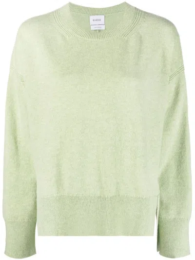 Barrie Knitted Cashmere Jumper In Green