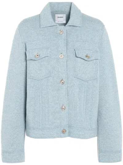 Barrie Knitted Jacket In Blue