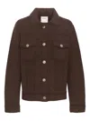 Barrie Knitted Jacket In Brown