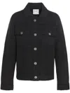 Barrie Knitted Shirt Jacket In Black