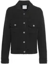 Barrie Knitted Shirt Jacket In Black