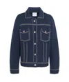 Barrie Gestrickte Jeansjacke In Blue