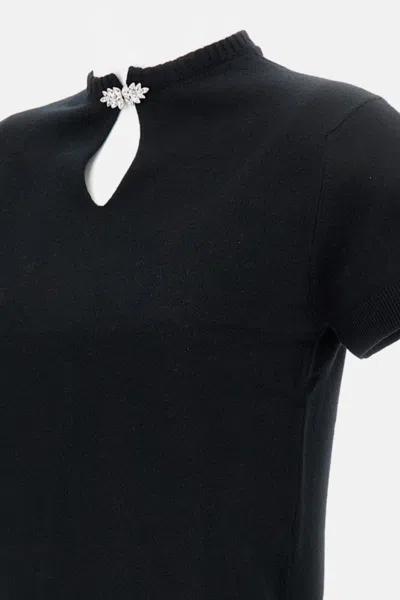 Barrie Knitted Top In Black