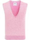 Barrie Gestrickter Pullunder In Pink