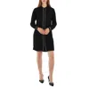 BARRIE BARRIE LADIES CONTRAST-TRIMMED CASHMERE AND COTTON SHIRT DRESS