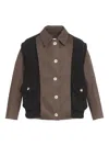 Barrie Layered Pocket Jacket In Brown