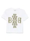 Barrie Logo-embroidered T-shirt In White