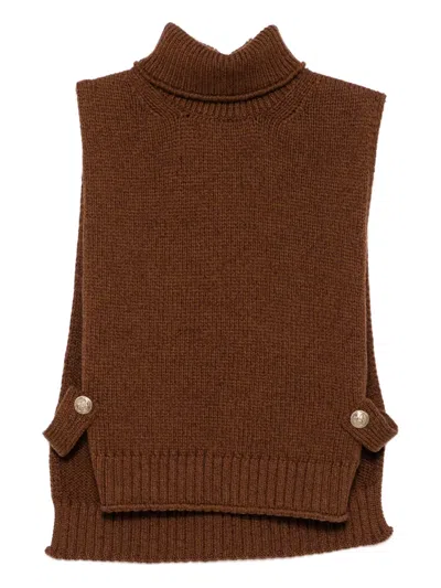 Barrie Logo-button Top In Brown