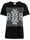 Barrie Logo-embroidered Embellished T-shirt In Black