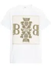 Barrie Logo-embroidered T-shirt In Weiss