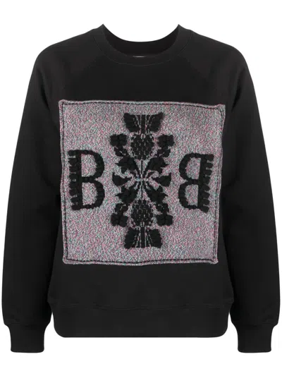 Barrie Logo-print Detail Sweatshirt In Black