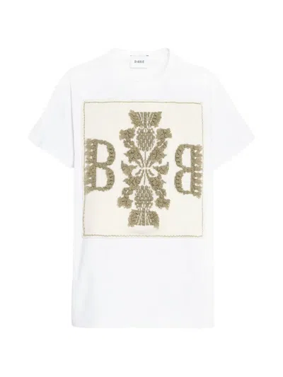 Barrie Logo-patch Cotton T-shirt In White
