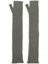 Barrie Fingerlose Handschuhe In Green