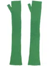 Barrie Fingerlose Handschuhe In Green