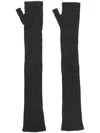 Barrie Fingerlose Handschuhe In Grey