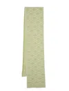 Barrie Schal Mit Monogramm In Green