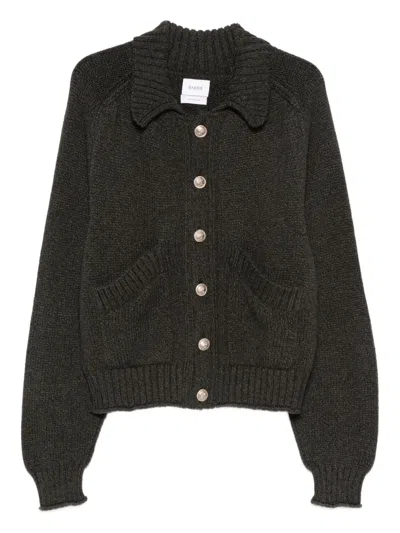 Barrie Needles Buttoned Collared Knitwear In Green
