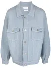 Barrie Jeansjacke Im Oversized-look In Blue