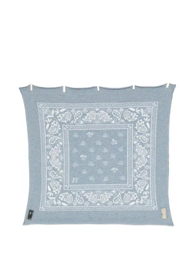 Barrie Paisley-print Scarf In Transparent