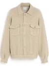 Barrie Patchwork Denim Jacket In Neutrals