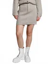 Barrie Patchwork Skirt In Patchwork Urchin/sand In Gray