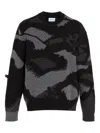 Barrie Patterned-intarsia Sweater In Black