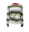 Barrie Pullover Sweater In Cancan In Multi