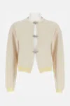 Barrie Cashmere Swarovski-detail Cardigan In Neutral