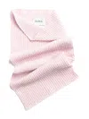 Barrie Ribbed Cashmere Snood In Pink