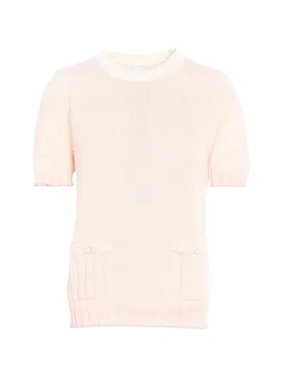 Barrie Ribbed Detailing Top In Pink