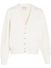 Barrie Ribbon-detail Cashmere Cardigan In White