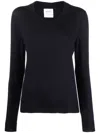 Barrie Round-neck Cashmere Jumper In Blue