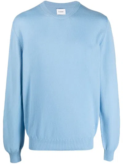 Barrie Kaschmirpullover Mit Rundem Ausschnitt In Blue