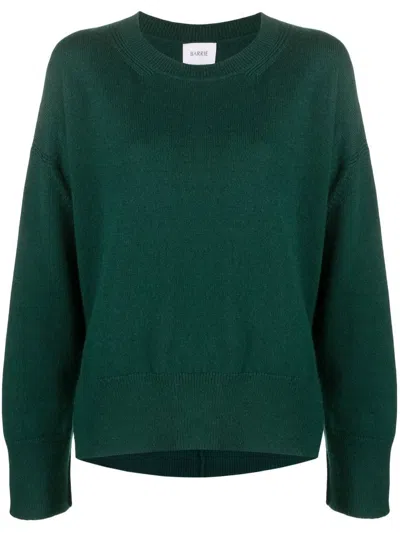 Barrie Round-neck Knit Jumper In Green