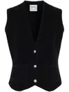 Barrie Sleeveless Jscket In Black