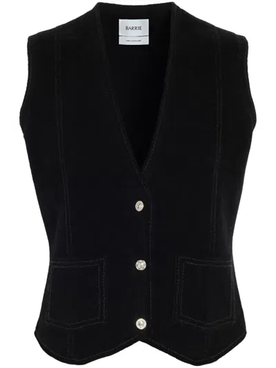 Barrie Sleeveless Jscket In Black