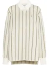 Barrie Striped Shirt In Neutrals