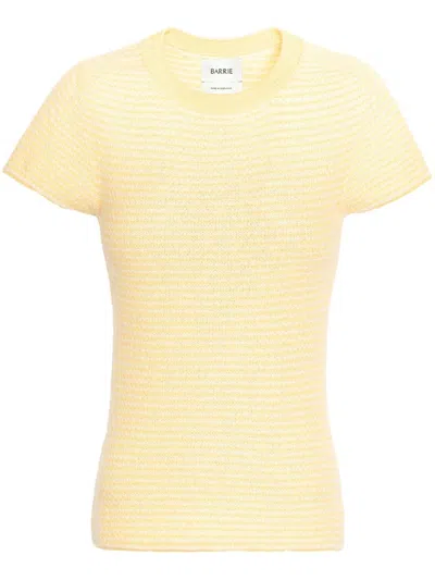 Barrie Striped Top In Yellow