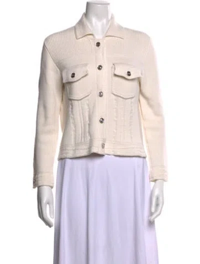 Pre-owned Barrie Sweater In Neutral