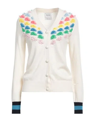 Barrie Woman Cardigan Ivory Size S Cashmere In White