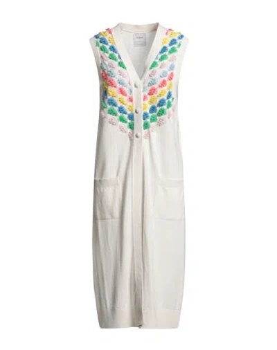 Barrie Woman Cardigan Ivory Size M Cashmere In White