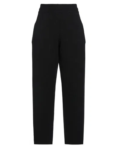 Barrie Woman Pants Black Size L Cashmere, Cotton