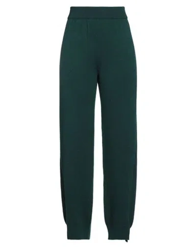 Barrie Woman Pants Dark Green Size L Cashmere