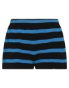 Barrie Woman Shorts & Bermuda Shorts Azure Size M Cashmere In Blue