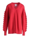 BARRIE BARRIE WOMAN SWEATER RED SIZE L CASHMERE