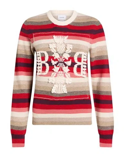 Barrie Woman Sweater Taupe Size Xs Cashmere In Multi