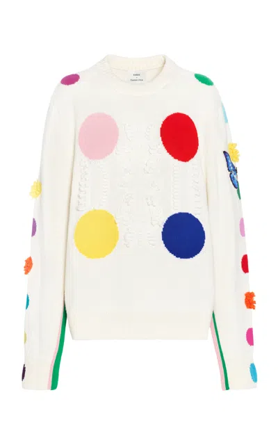 Barrie X Damien Hirst Sports Cashmere Pullover In Neutral