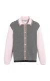 Barrie X Mackintosh Cashmere-wool Contrast Jacket In Pink