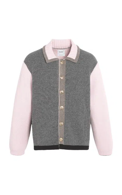 Barrie X Mackintosh Cashmere-wool Contrast Jacket In Pink