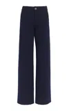 Barrie X Mackintosh Cotton-cashmere Blend Trousers In Blue